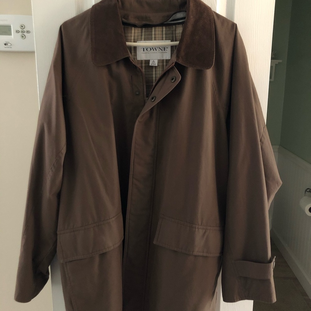 Towne by London Fog men’s rain coat.